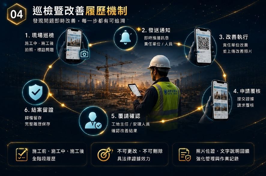 不可更改、不可刪除，具法律證據效力